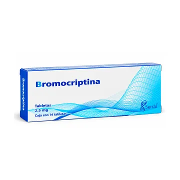 Bromocriptina 2.5 mg Serral 14 tabletas