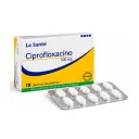 Ciprofloxacino 500 mg La Santé x 10