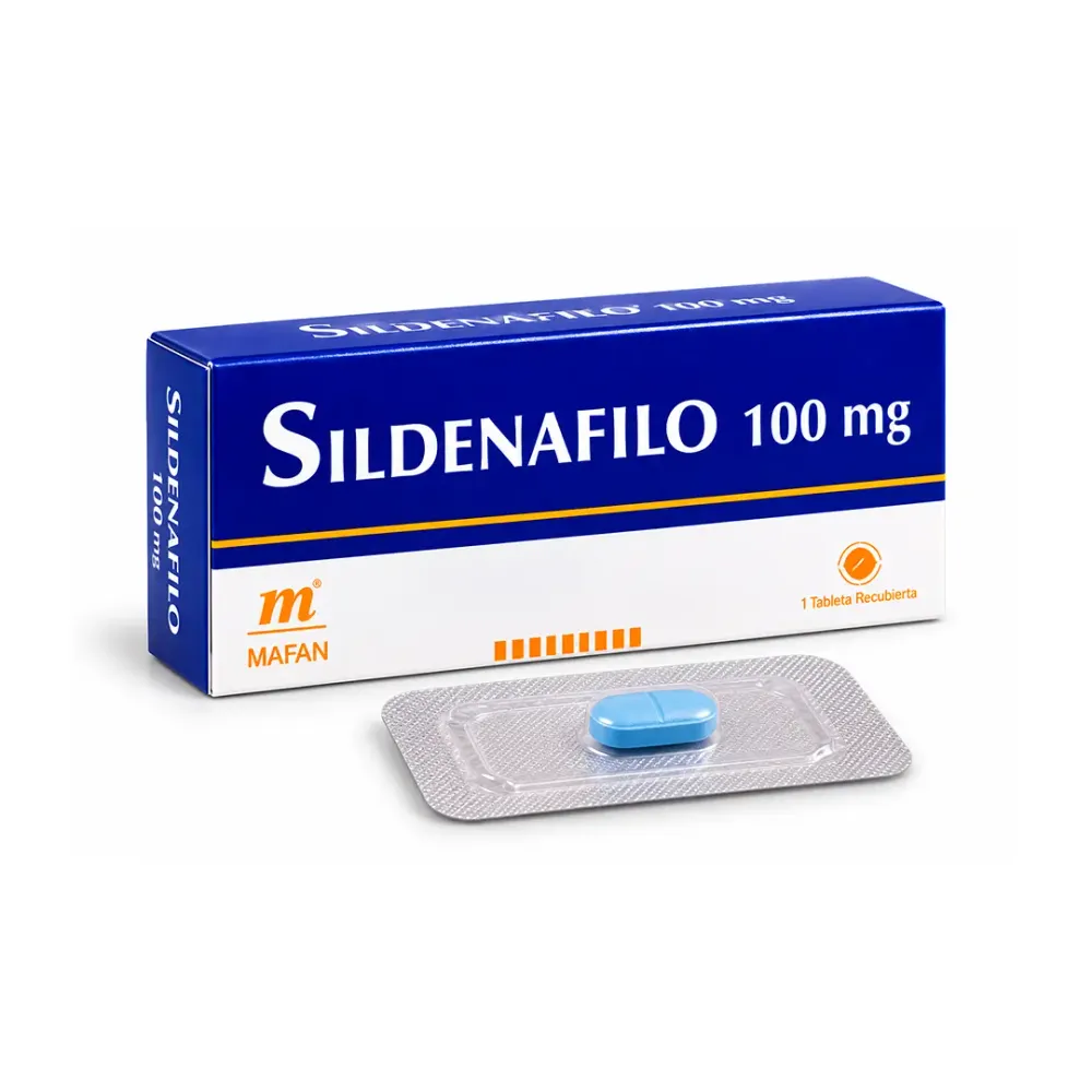 Sildenafilo 100 mg Marfan x 1 tableta
